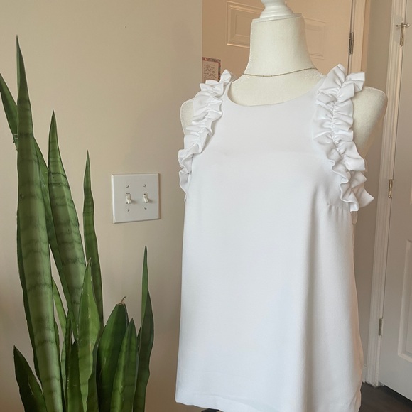 Kailee Sleeveless Ruffle Top - Picture 2 of 4